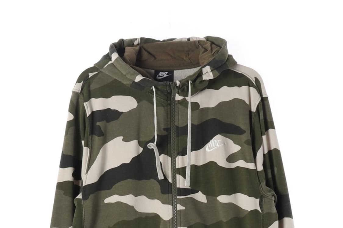 나이키 빈티지 카모플라쥬 풀집 후디 M 상품이미지3