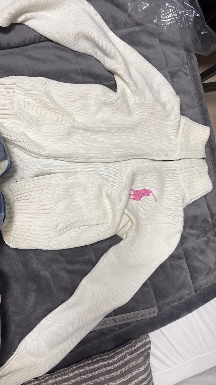 폴로 빅포니 니트집업 상품이미지1