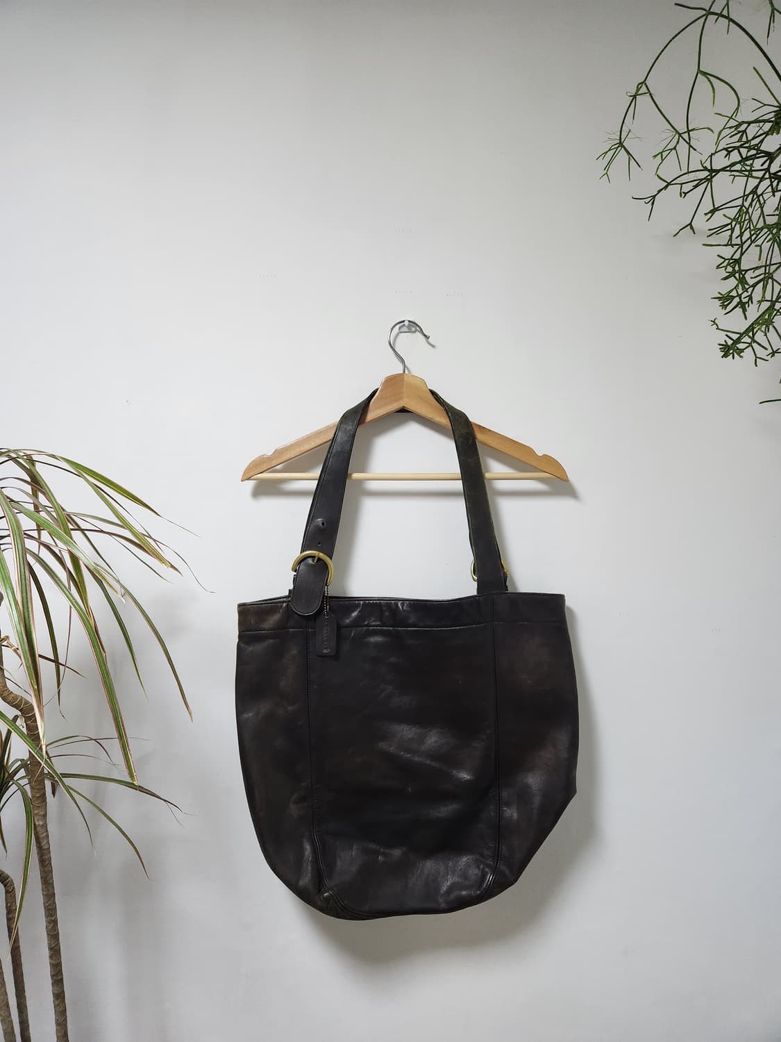 80's 올드 코치 Soho 토트백(USAmade) 상품이미지1