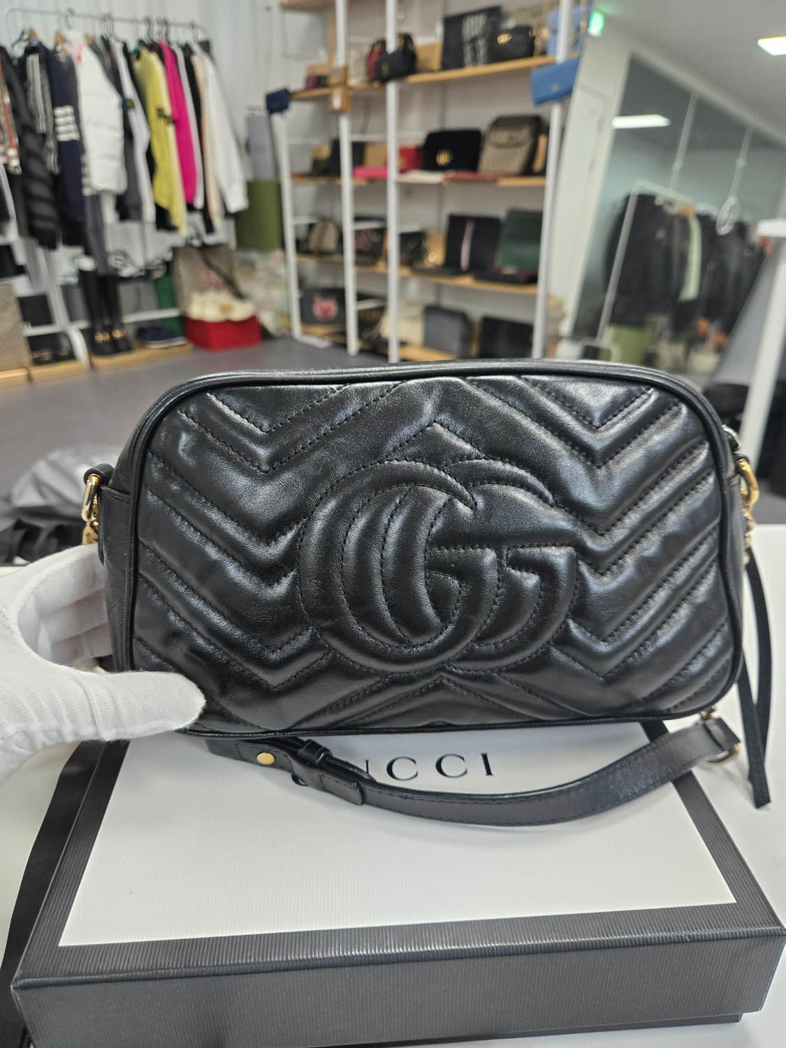 [50%세일] 구찌 마몬트 카메라백 상품이미지4