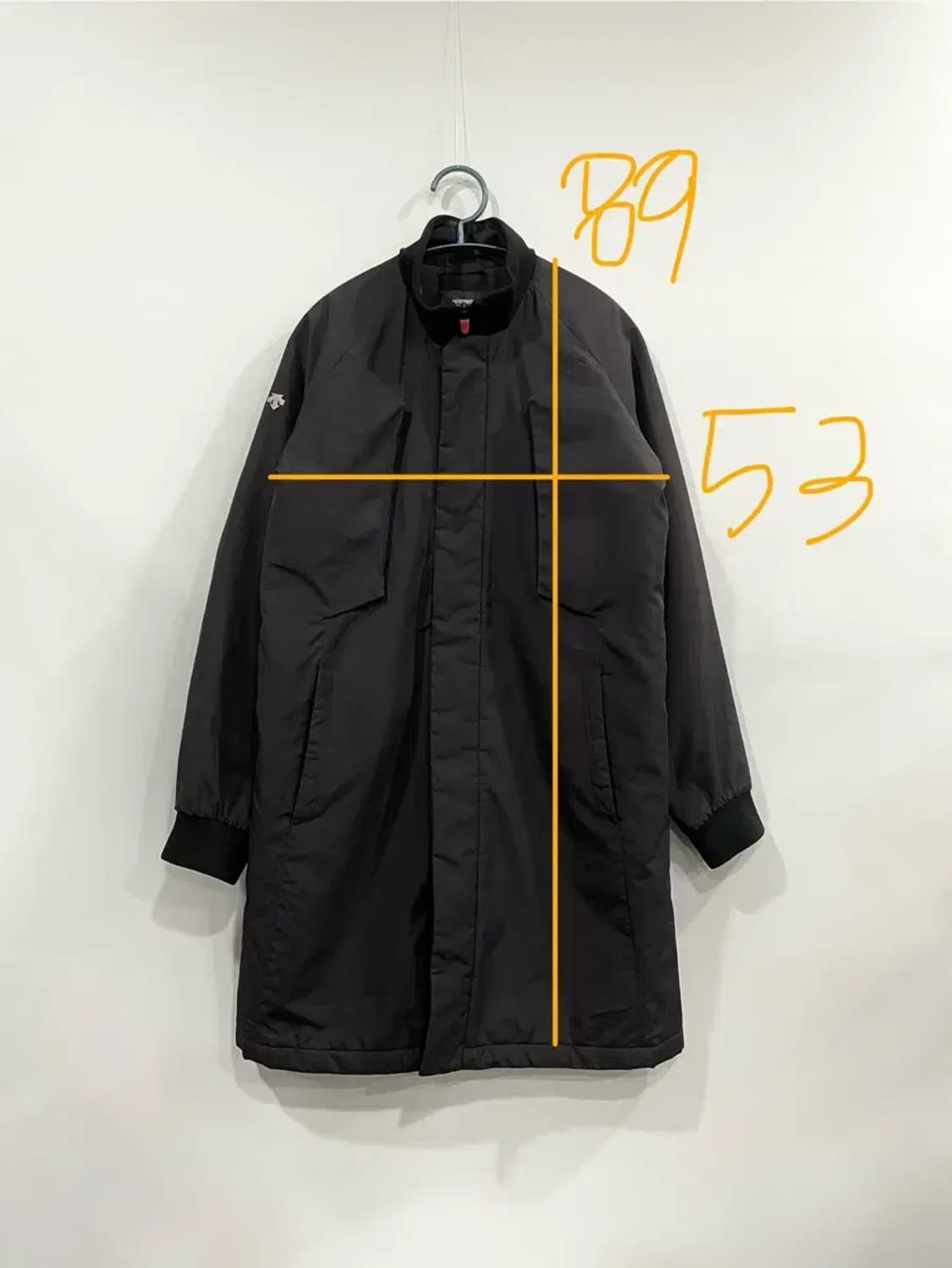 여성 85 (55) / 데상트 롱패딩 경량패딩 롱자켓 상품이미지7