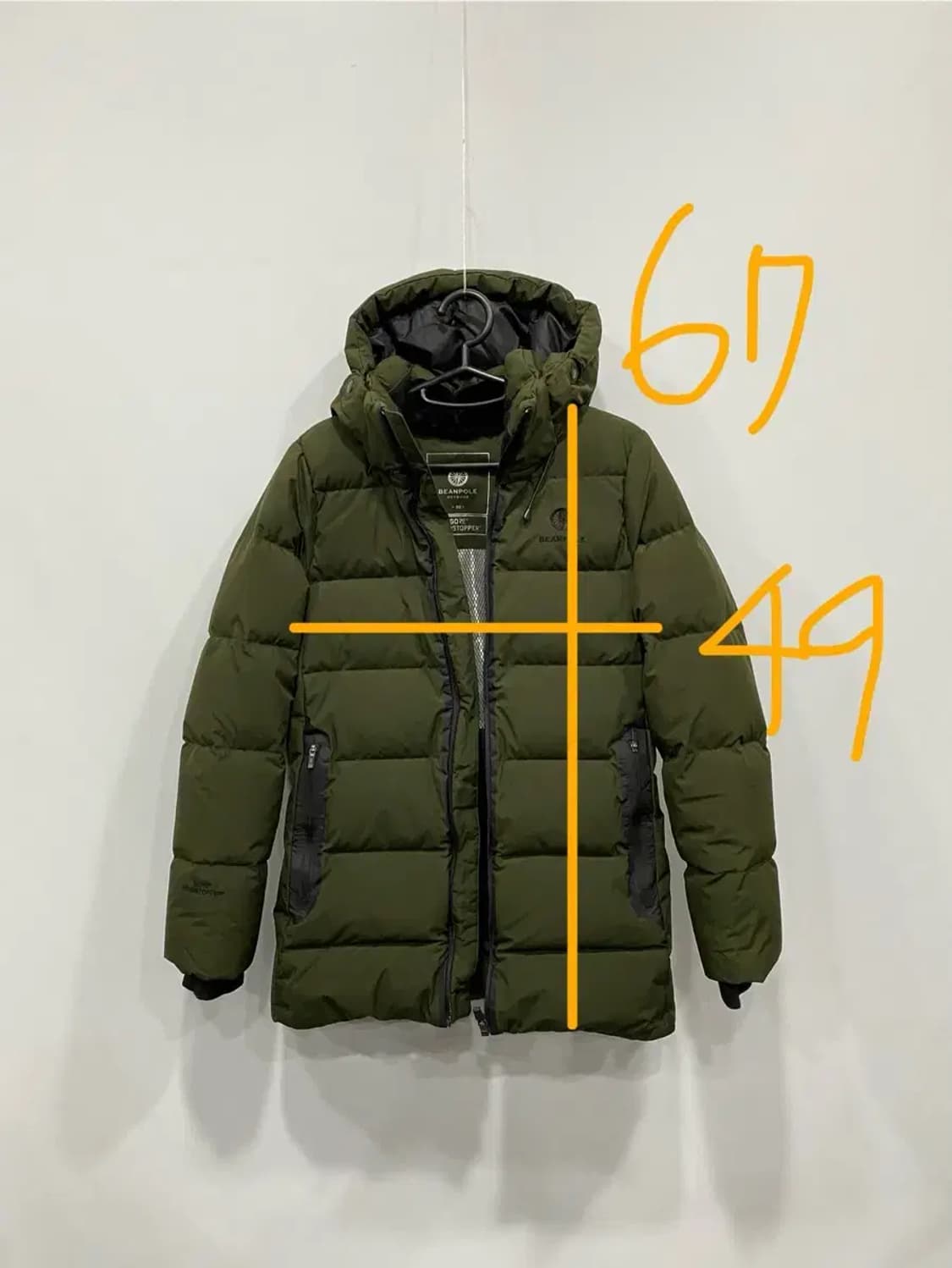 여성 90 / 빈폴 아웃도어 패딩 점퍼 고어윈드스토퍼 상품이미지5