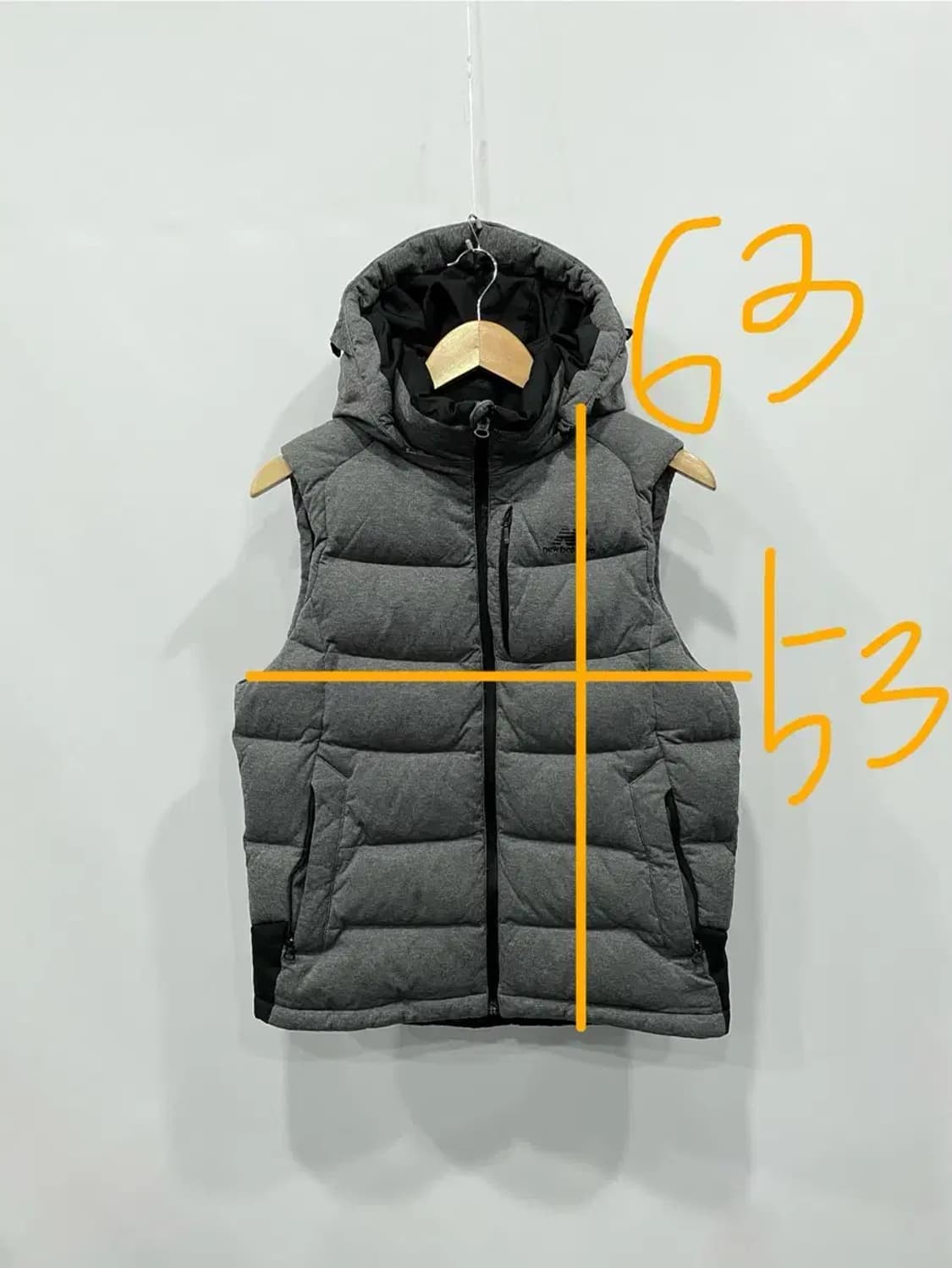 남성 95 / 뉴발란스 오리털 패딩조끼 상품이미지4