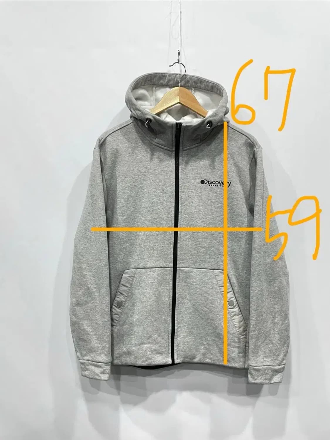 남성 100 / 디스커버리 후드집업 상품이미지7