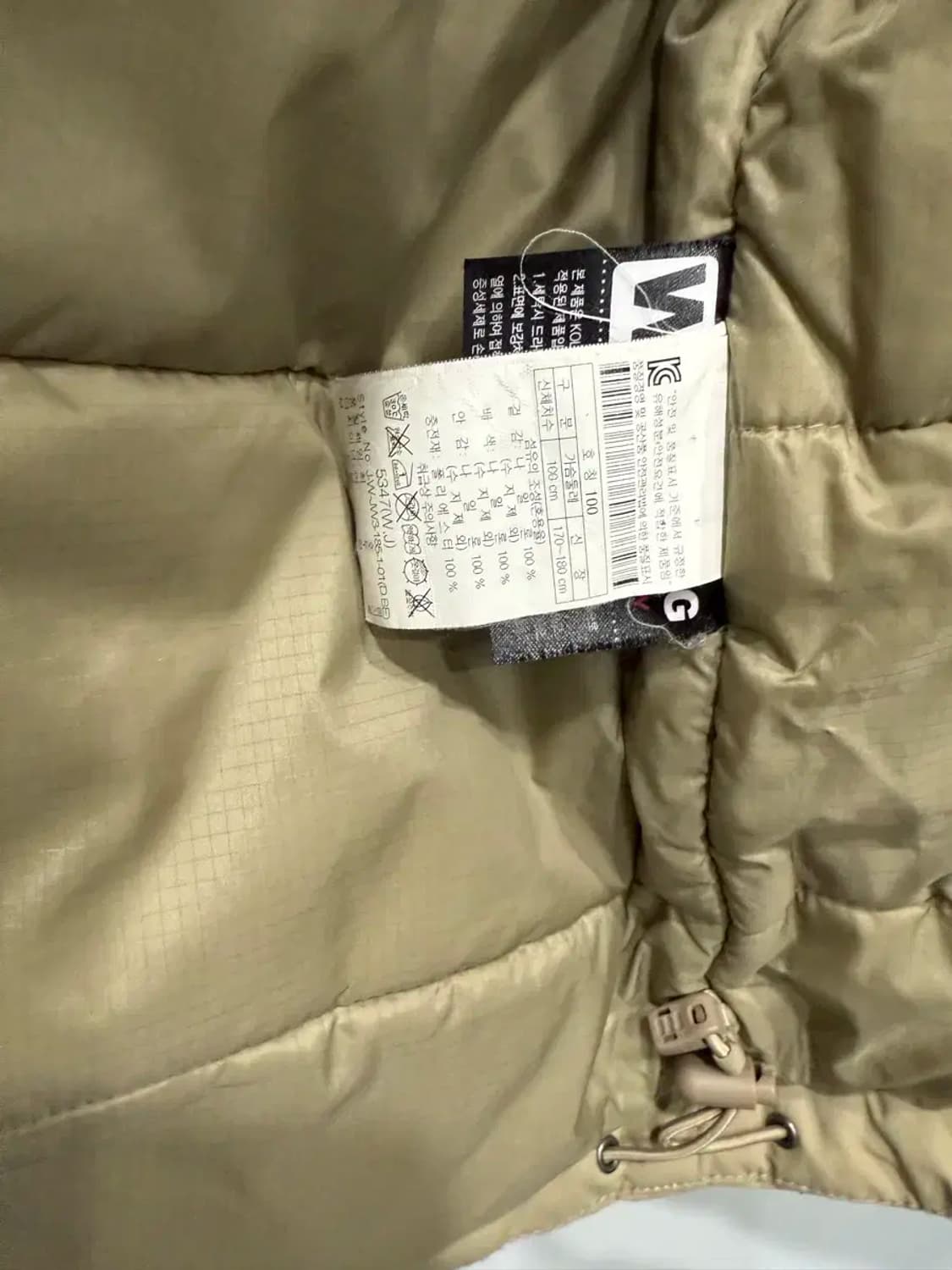 남성 100 / 코오롱스포츠 패딩 자켓 아우터 상품이미지5
