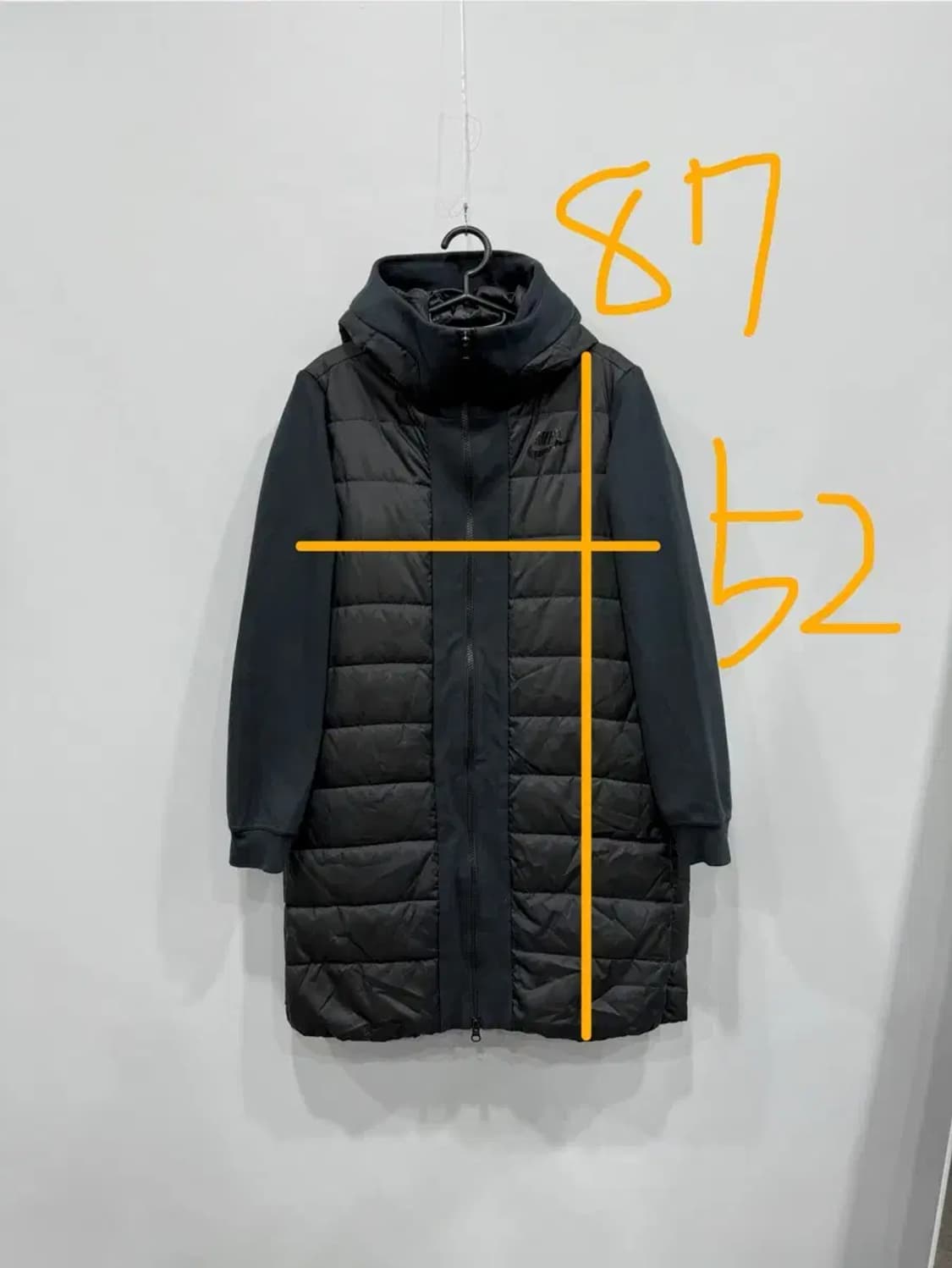 여성 M / 나이키 롱 경량 후드집업 롱자켓 상품이미지2