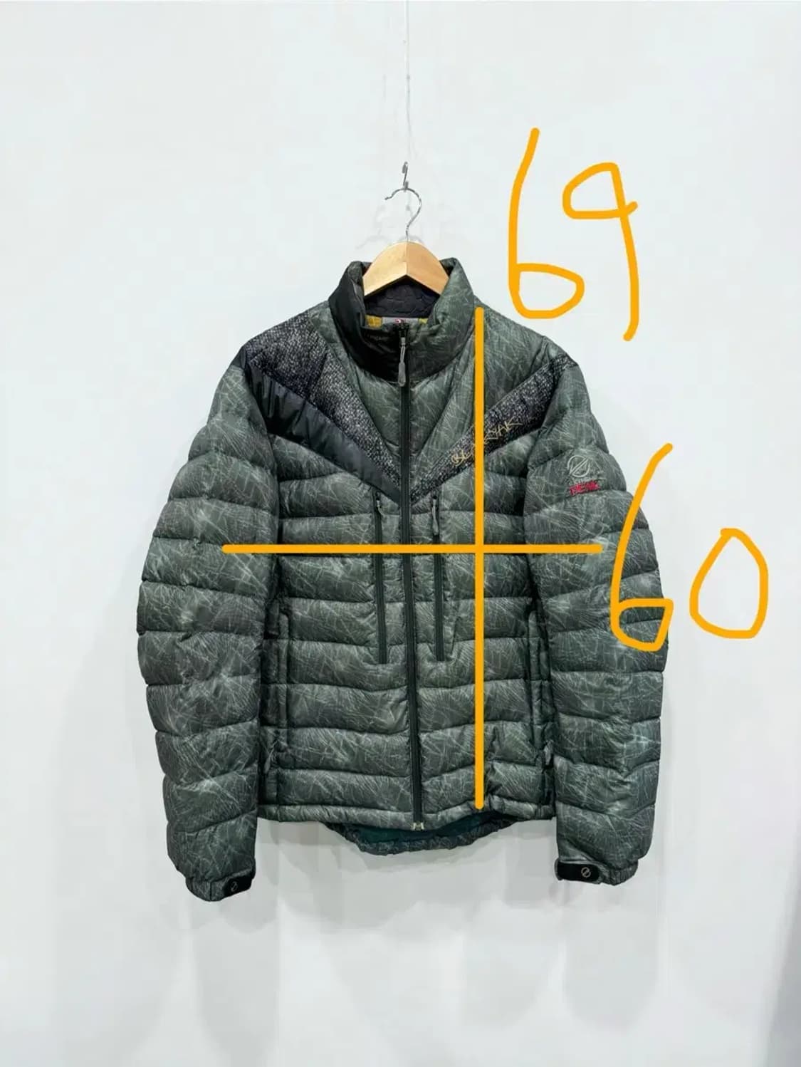 남성 105 / 블랙야크 거위털 경량패딩 자켓 상품이미지2