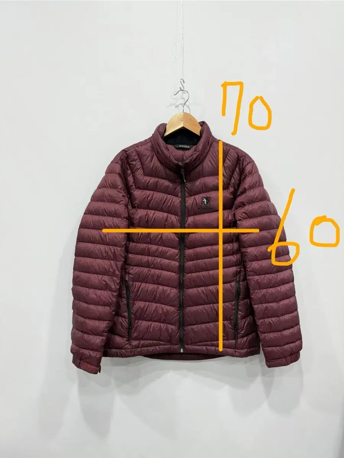 남성 105 / 블랙야크 거위털 경량패딩 점퍼 상품이미지2