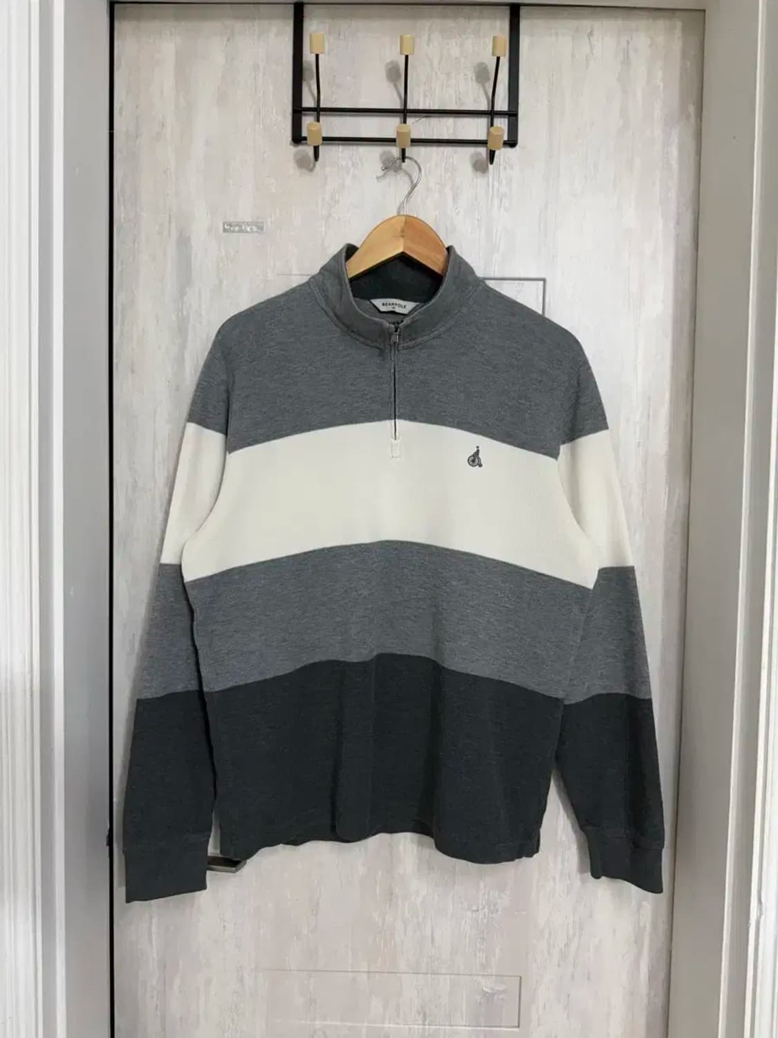 남성 105 / 빈폴 니트 반집업 상품이미지1