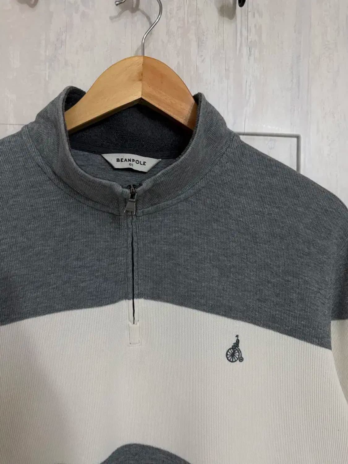 남성 105 / 빈폴 니트 반집업 상품이미지3