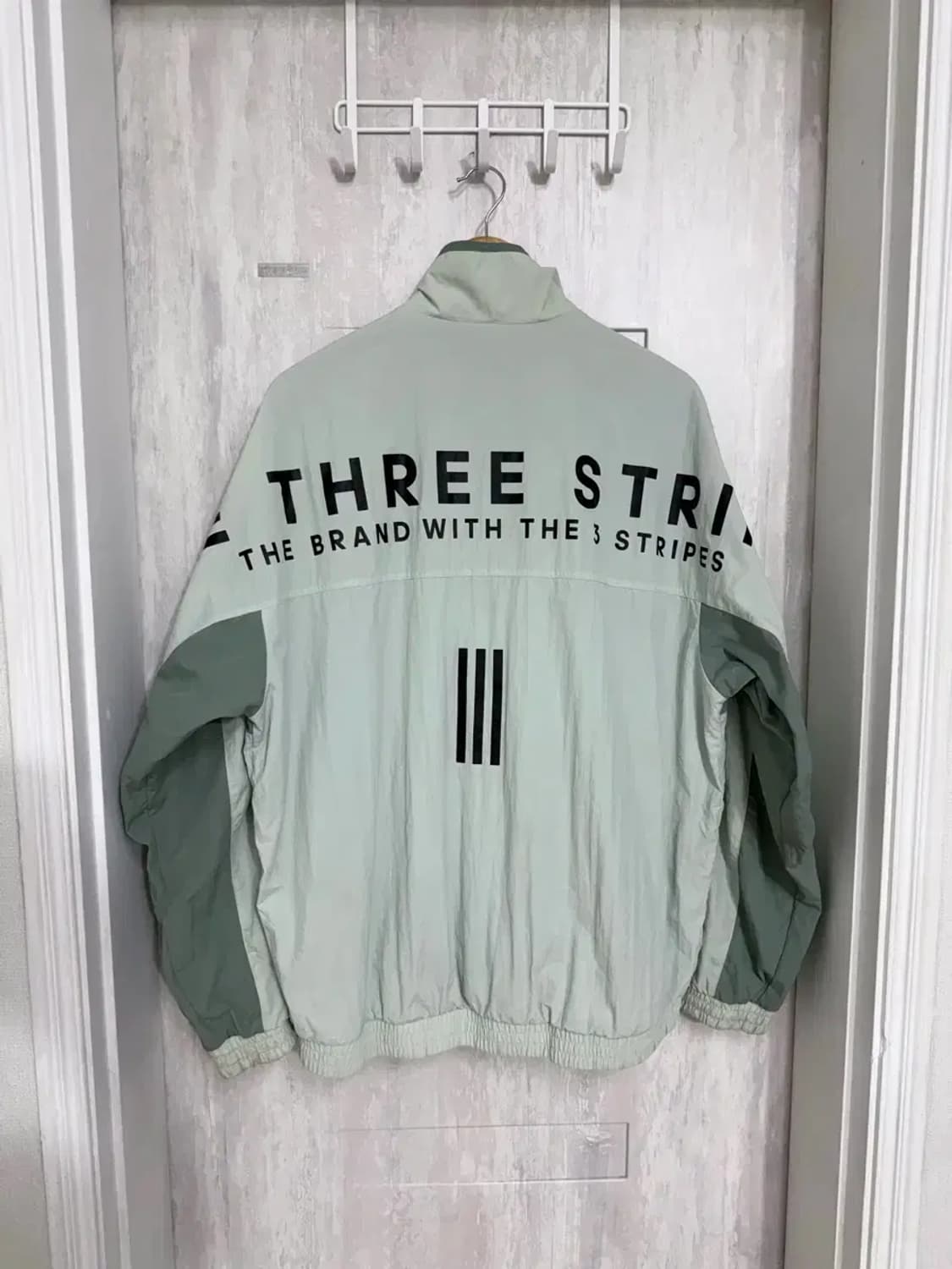 남성 M (100) / 아디다스 오버핏 우븐 바람막이 상품이미지7