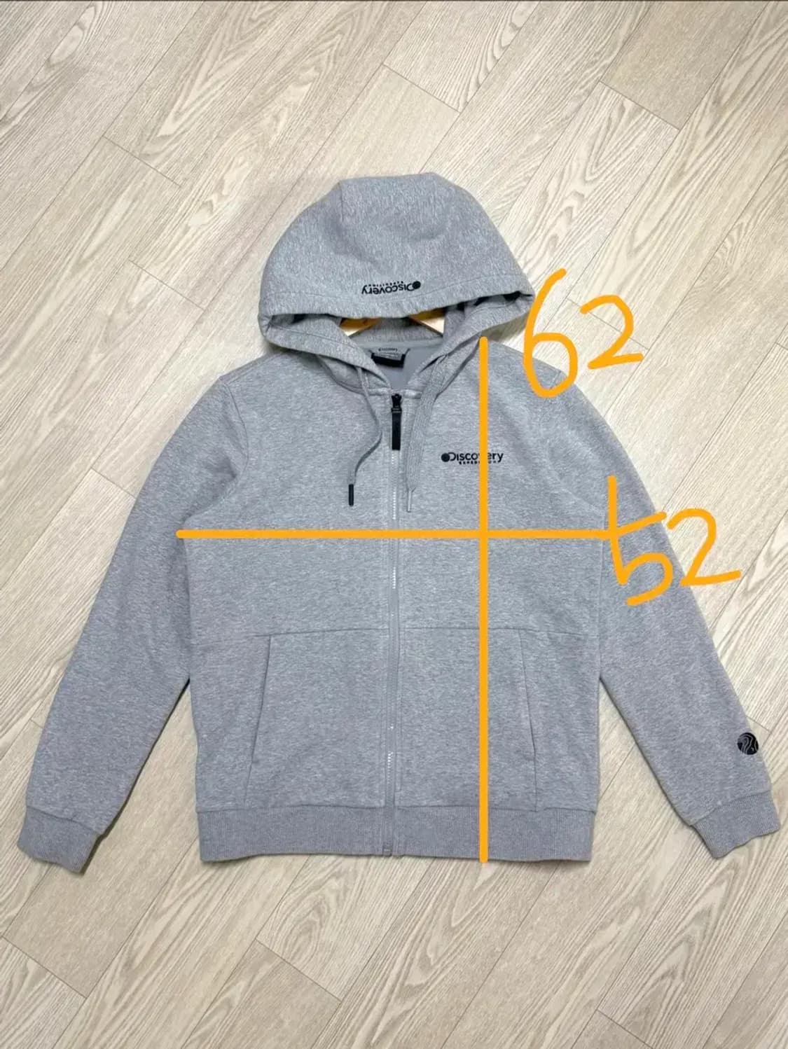 여성 95 / 디스커버리 그레이 후드집업 상품이미지2