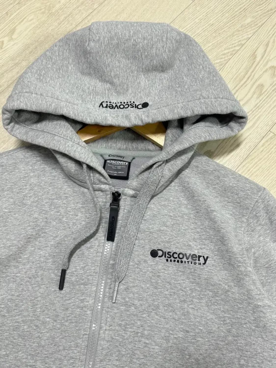 여성 95 / 디스커버리 그레이 후드집업 상품이미지3