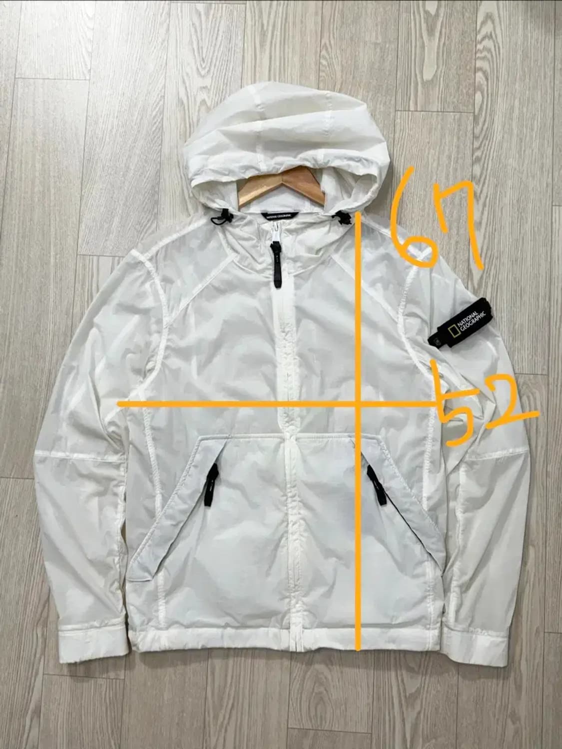 공용 95 M / 내셔널지오그래픽 바람막이 후드집업 상품이미지2
