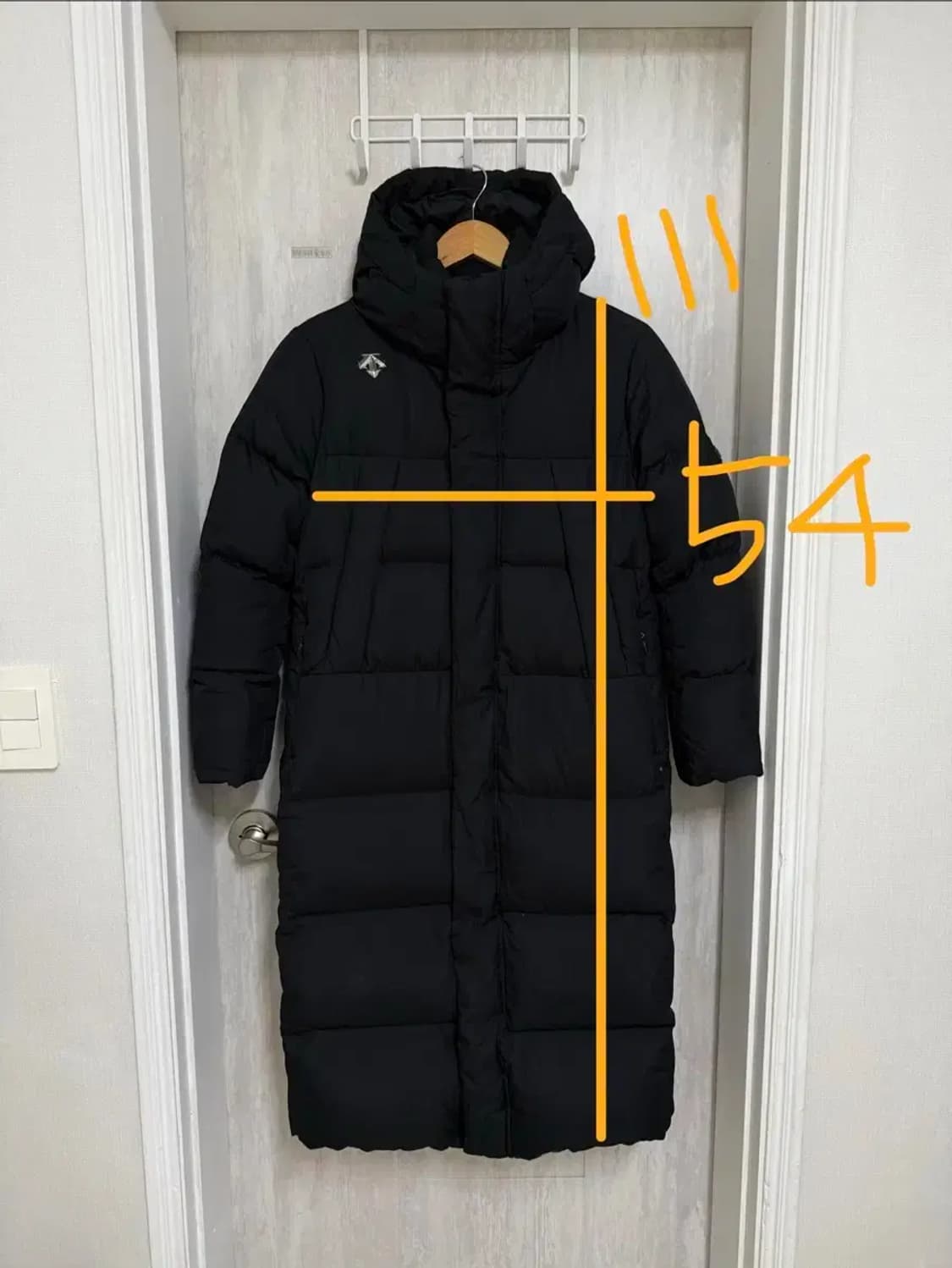 여성 85 / 데상트 구스다운 롱패딩 상품이미지2