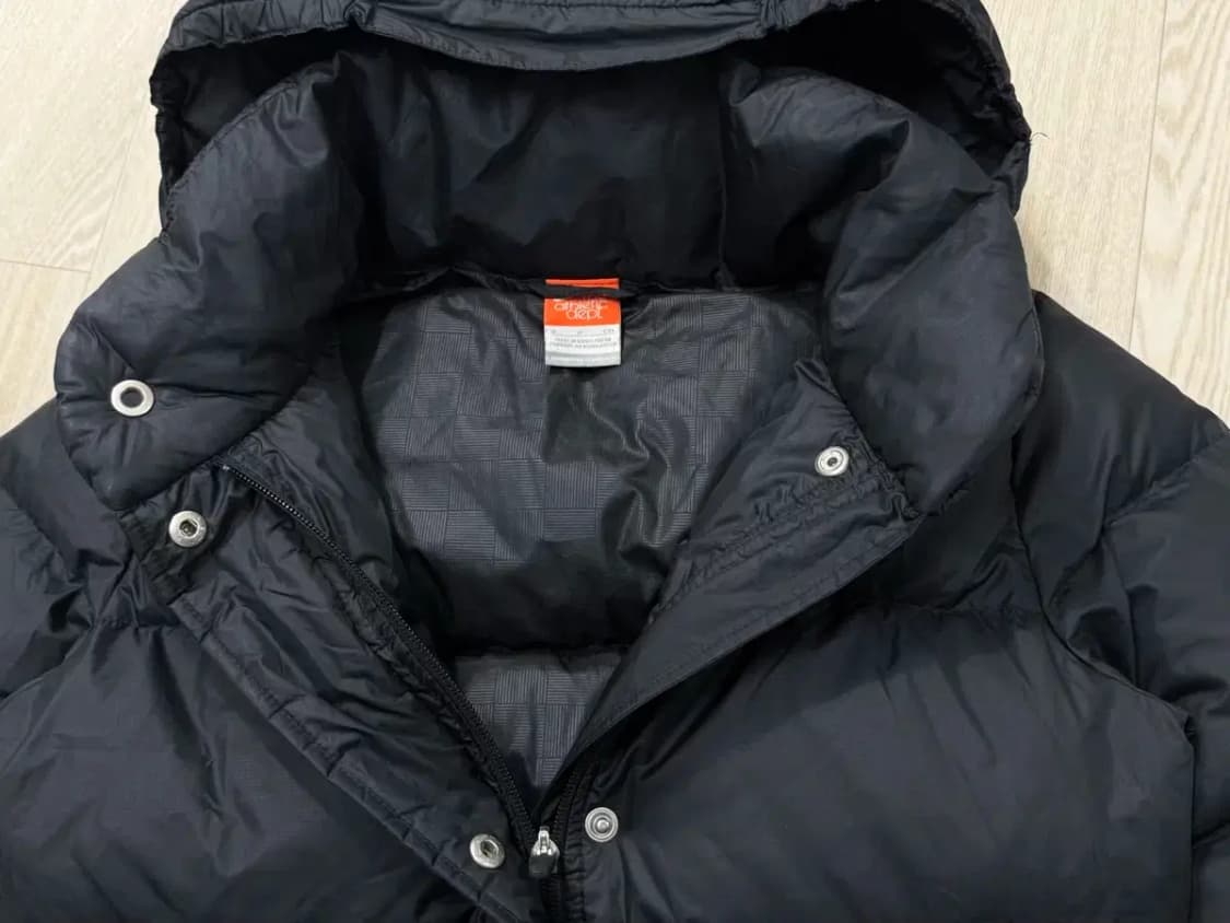 여성 S / 나이키 블랙 스우시 패딩 점퍼 상품이미지4