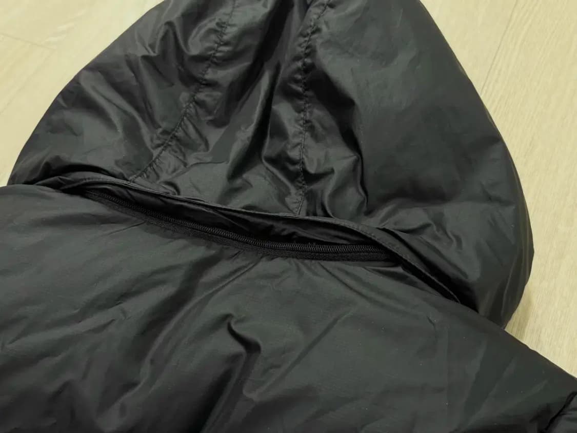 여성 S / 나이키 블랙 스우시 패딩 점퍼 상품이미지6