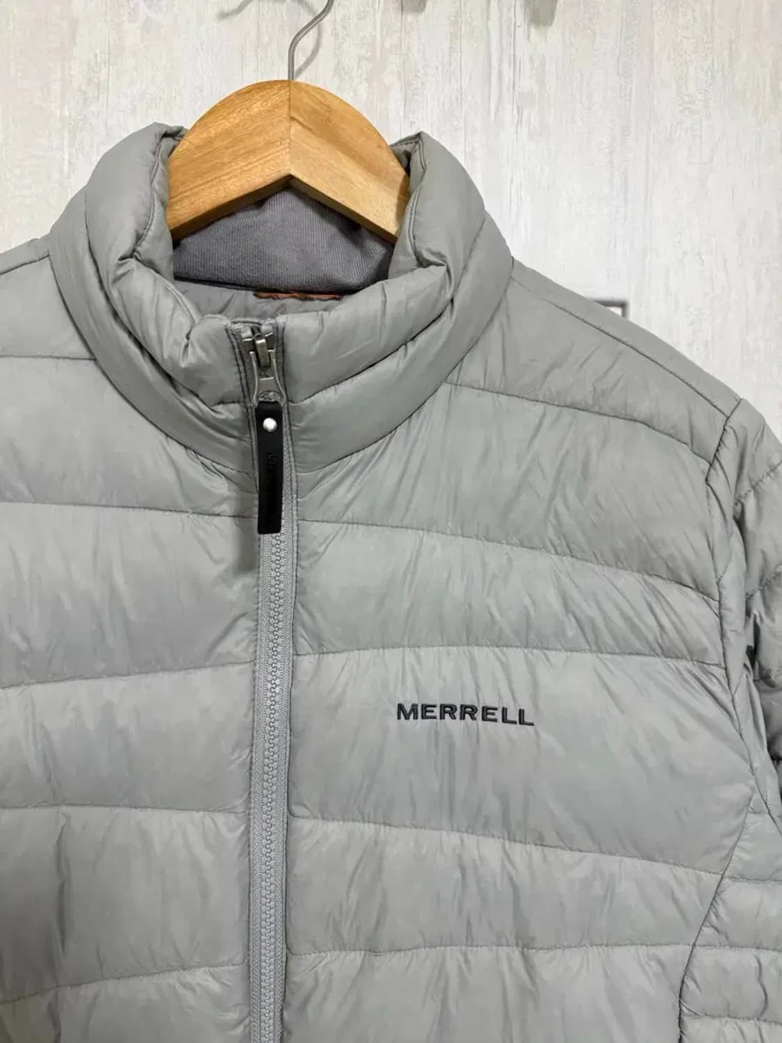 남성 105 / 머렐 덕다운 그레이 경량패딩 상품이미지3