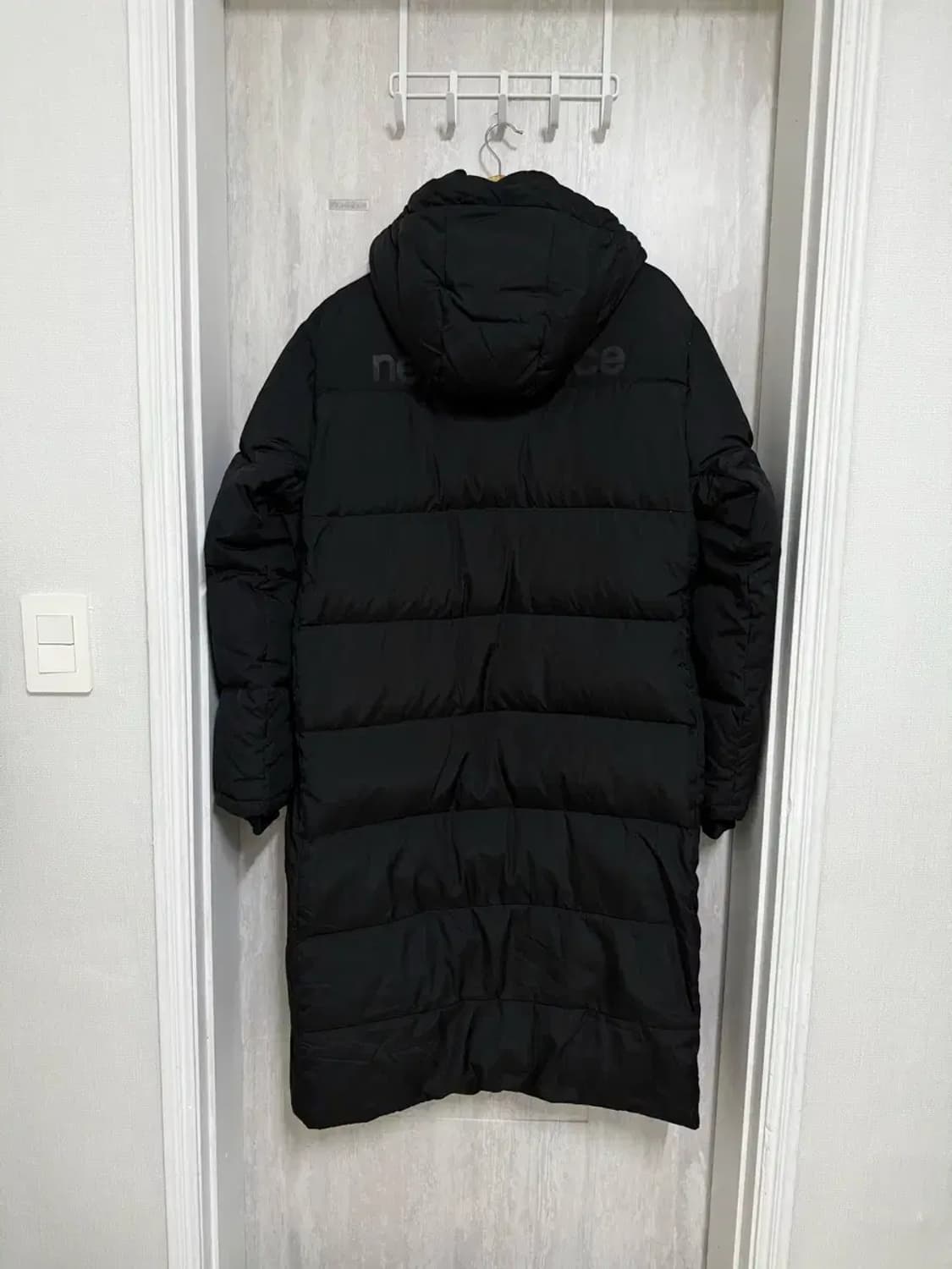 xl 105 / 뉴발란스 블랙 덕다운 롱패딩 상품이미지6