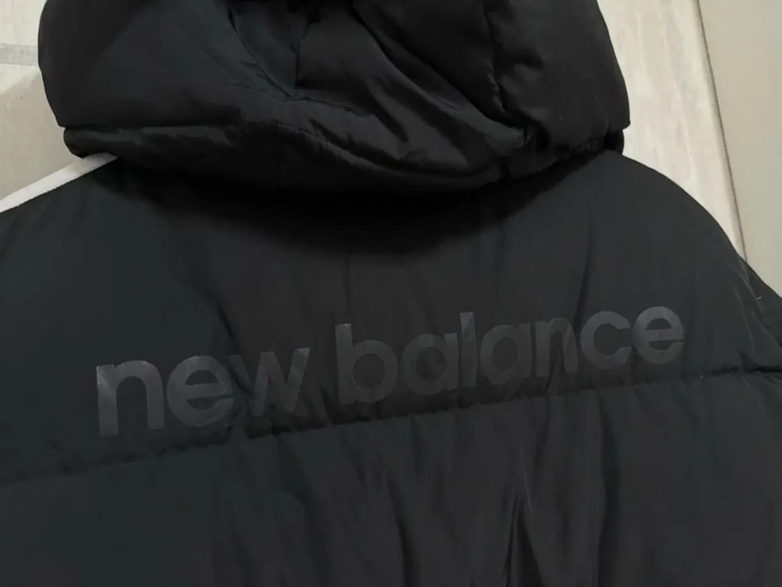xl 105 / 뉴발란스 블랙 덕다운 롱패딩 상품이미지7