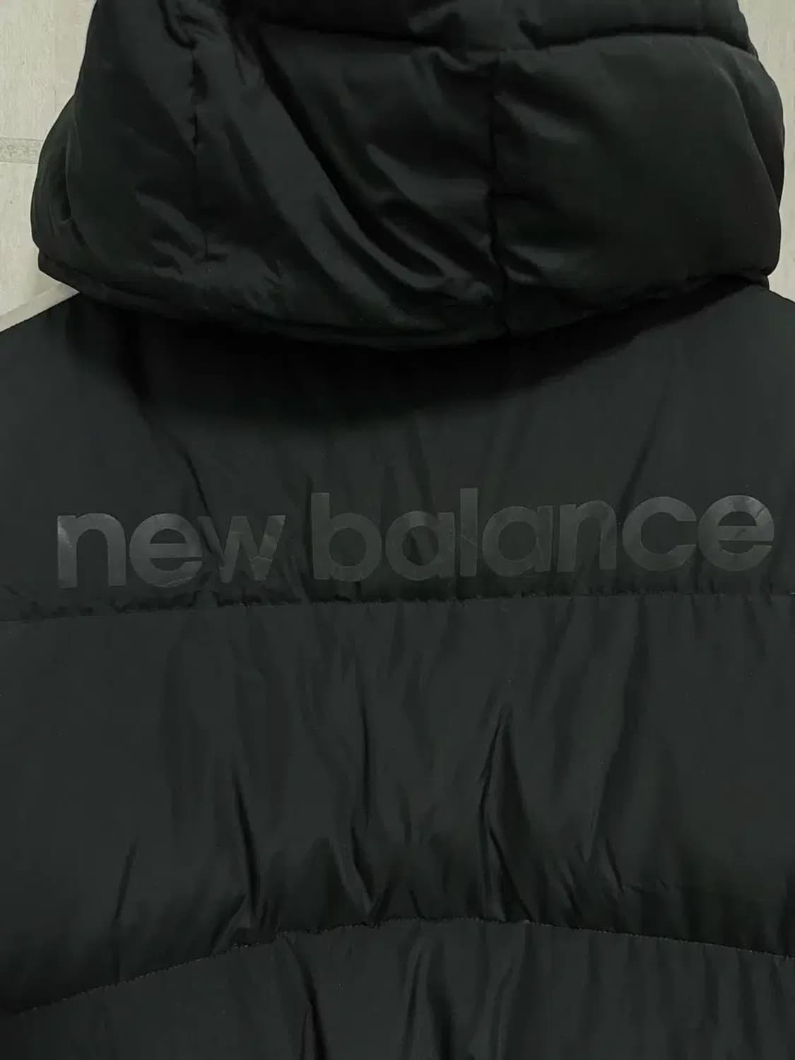 xl 105 / 뉴발란스 블랙 덕다운 롱패딩 상품이미지8