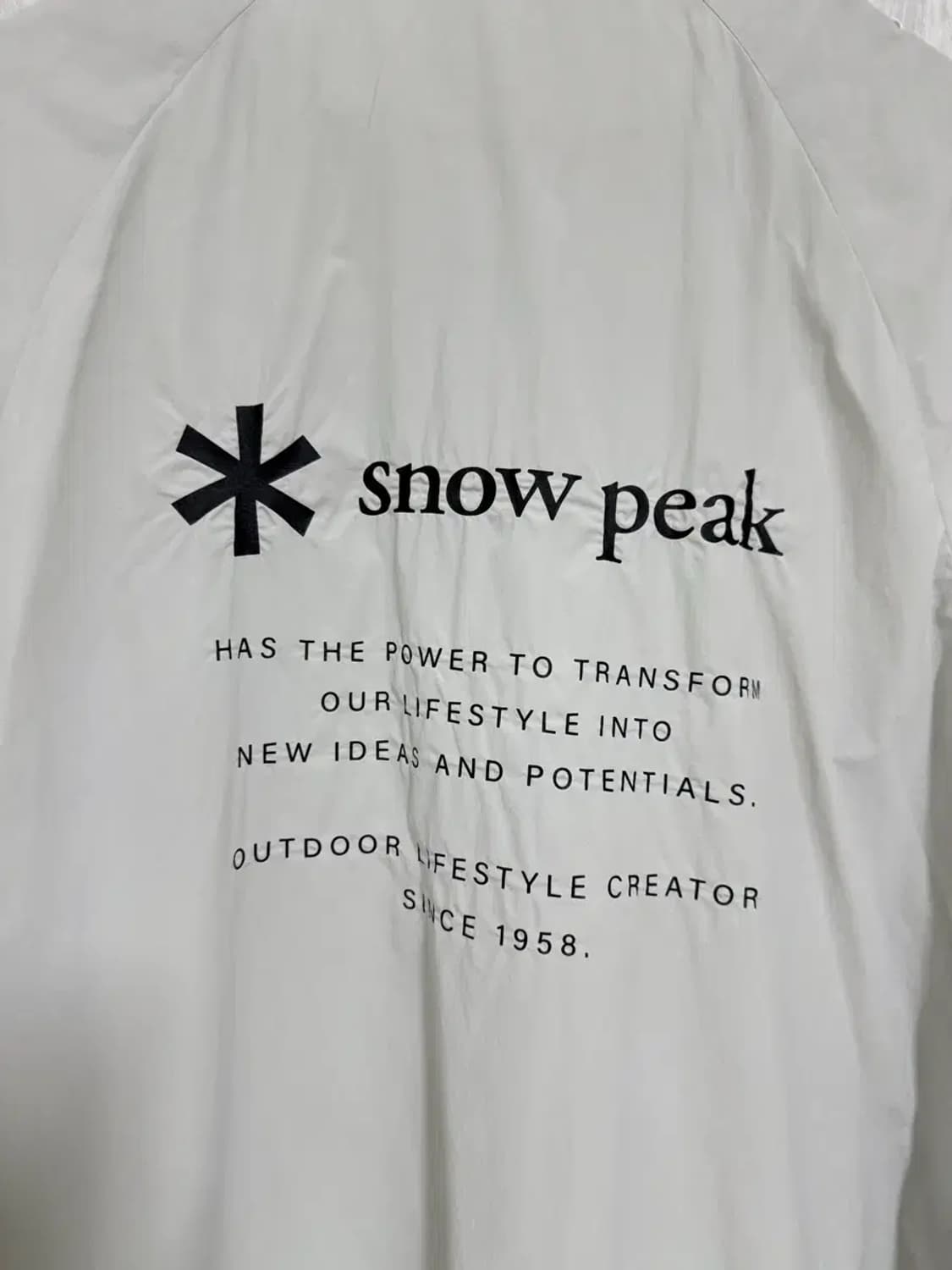 남성 100 / 스노우피크 씬테크 맨투맨 바람막이 상품이미지6