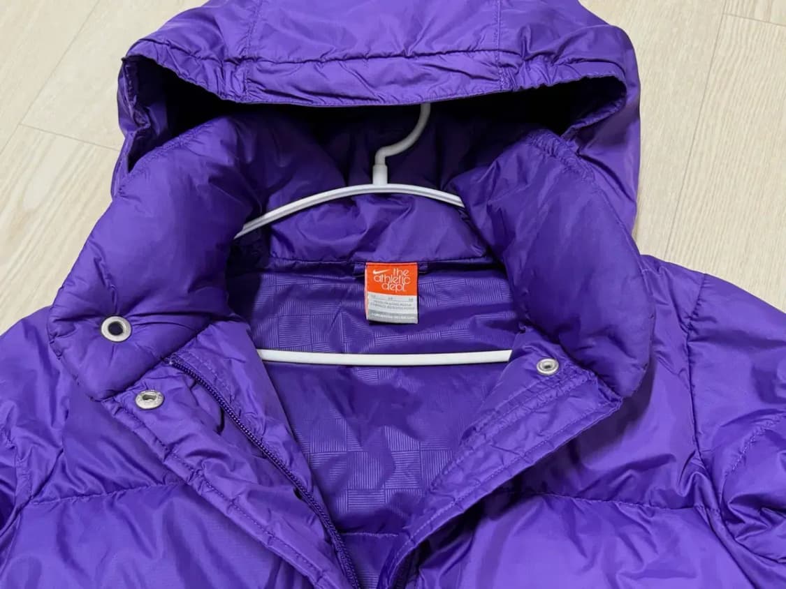 여성 85 / 나이키 퍼플 덕다운 숏패딩 상품이미지5