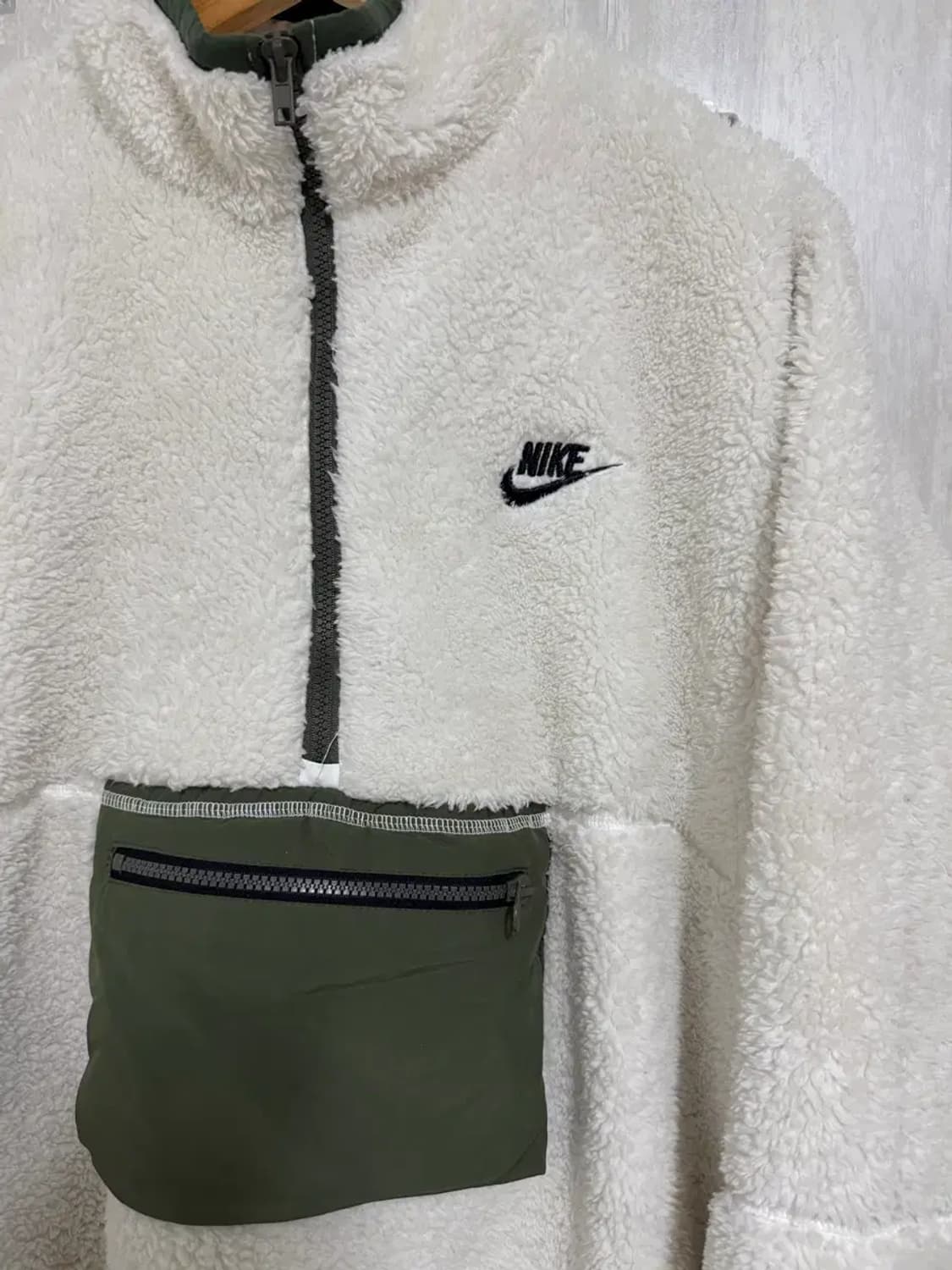 남성 100-105 / 나이키 오버핏 후리스 아노락 뽀글이 상품이미지3