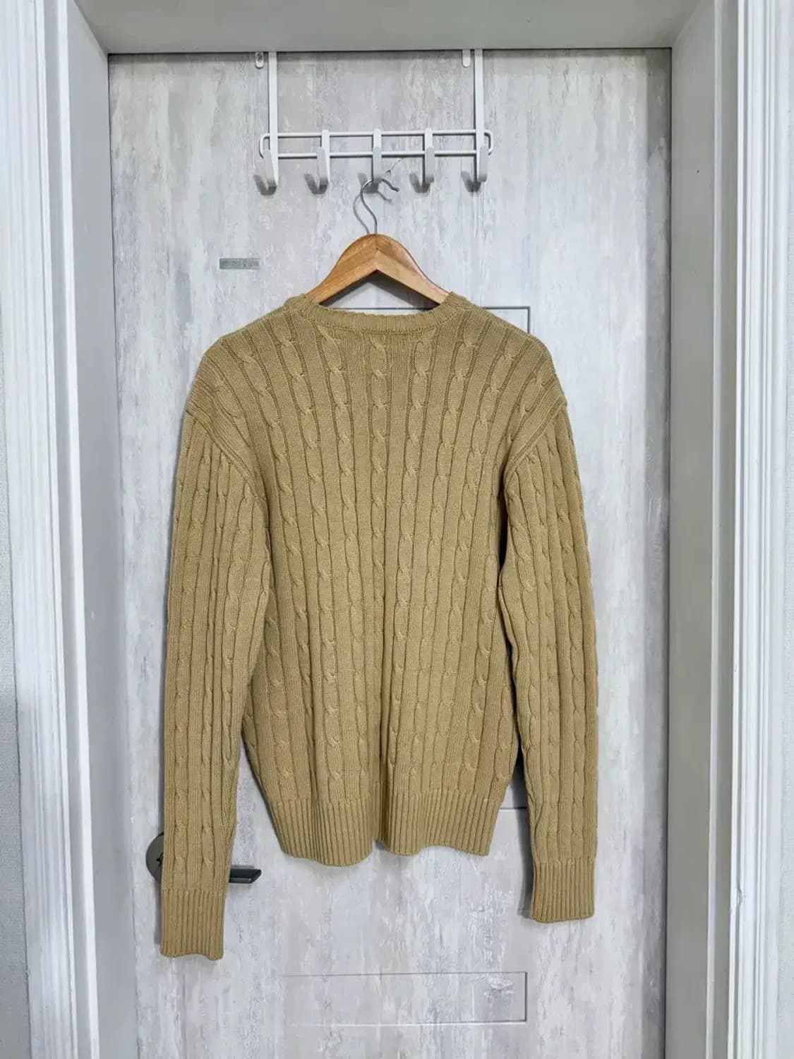 남성 100 / 폴로랄프로렌 케이블 니트 베이지 상품이미지4