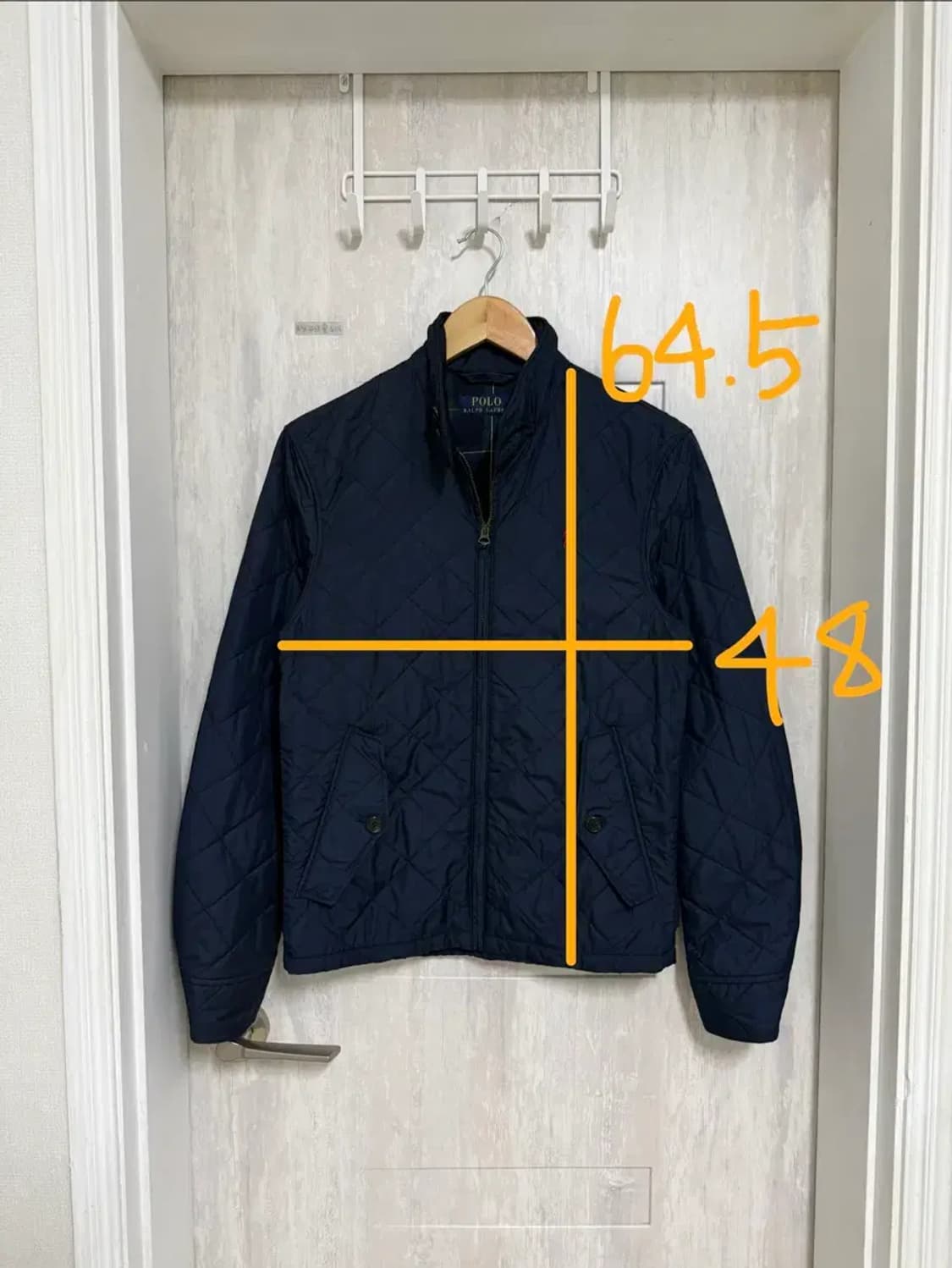 XS / 폴로 랄프로렌 네이비 레드 포니 퀄팅 자켓 상품이미지2