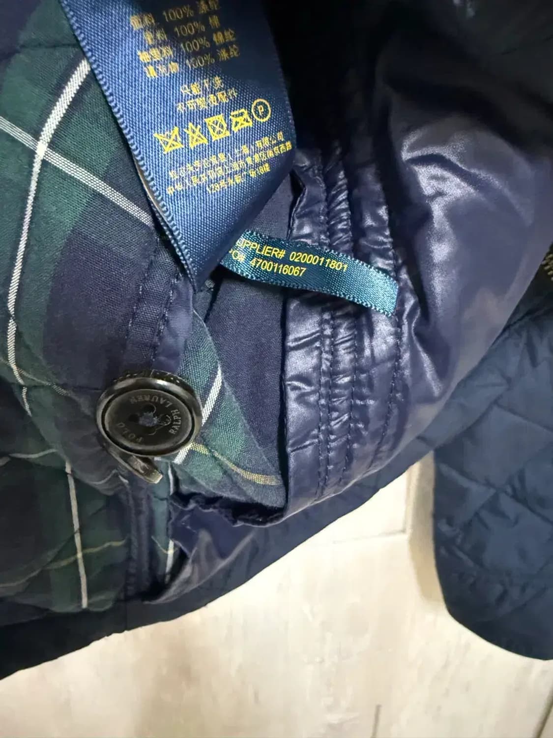 XS / 폴로 랄프로렌 네이비 레드 포니 퀄팅 자켓 상품이미지5