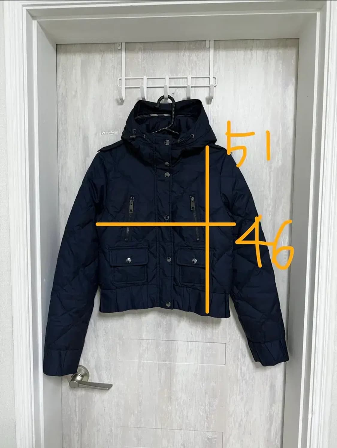 여성 XS / 버버리 퀄팅 크롭 자켓 상품이미지2