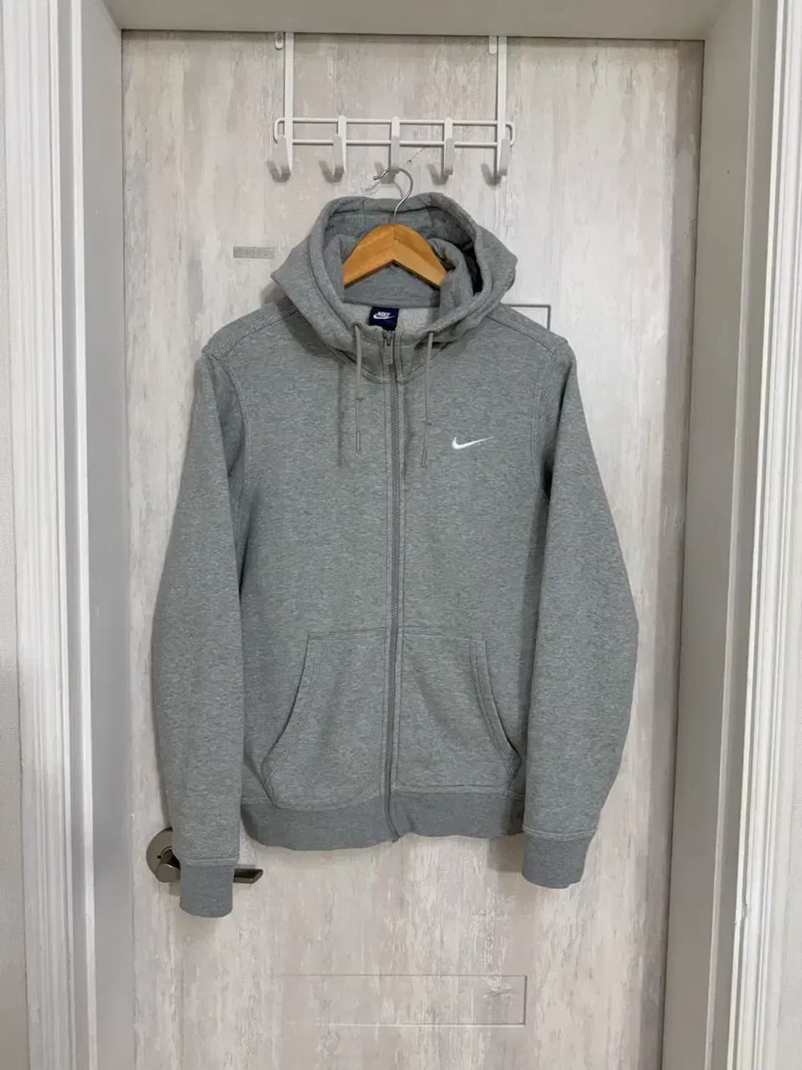 남성 95 / 나이키 후드 집업 그레이 상품이미지1