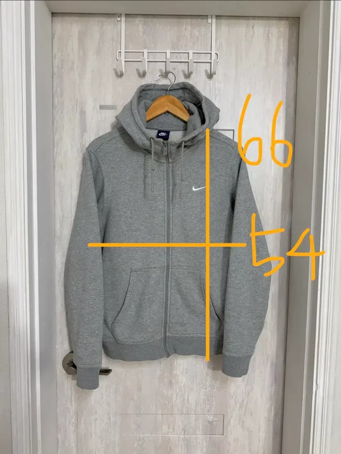 남성 95 / 나이키 후드 집업 그레이 상품이미지2