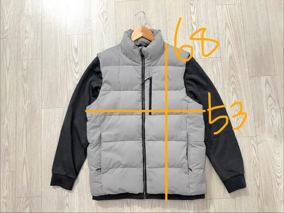 남성 95 / 아디다스 패딩 조끼 봄버 상품이미지2