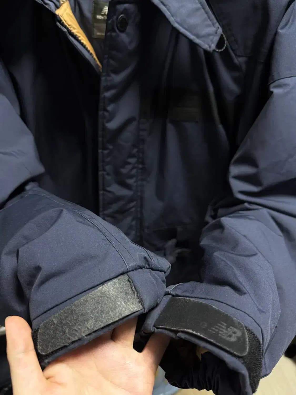 남성 100 L / 뉴발란스 카메라맨 패딩 점퍼 네이비 상품이미지7