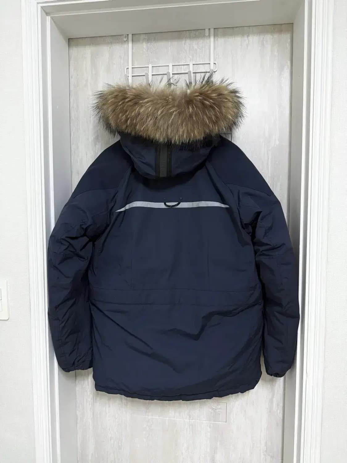 남성 100 L / 뉴발란스 카메라맨 패딩 점퍼 네이비 상품이미지8