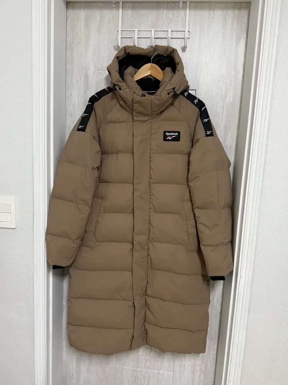 95 M / 리복 베이지 롱패딩 점퍼 상품이미지1