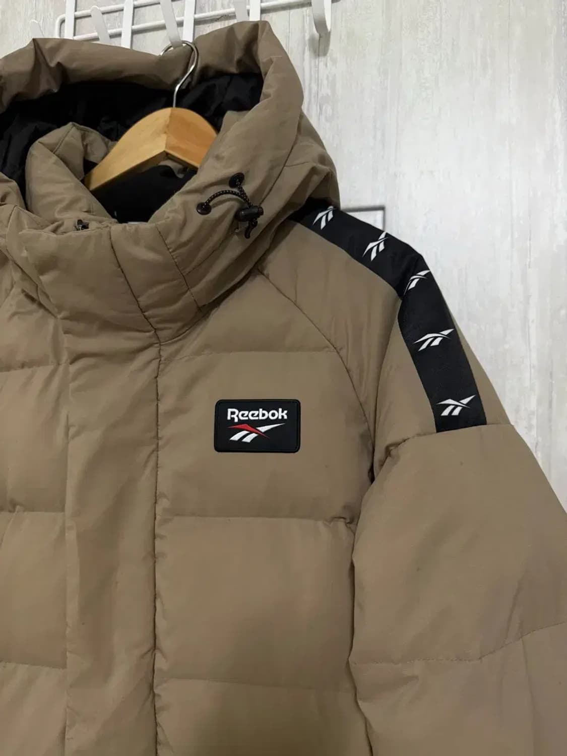 95 M / 리복 베이지 롱패딩 점퍼 상품이미지3