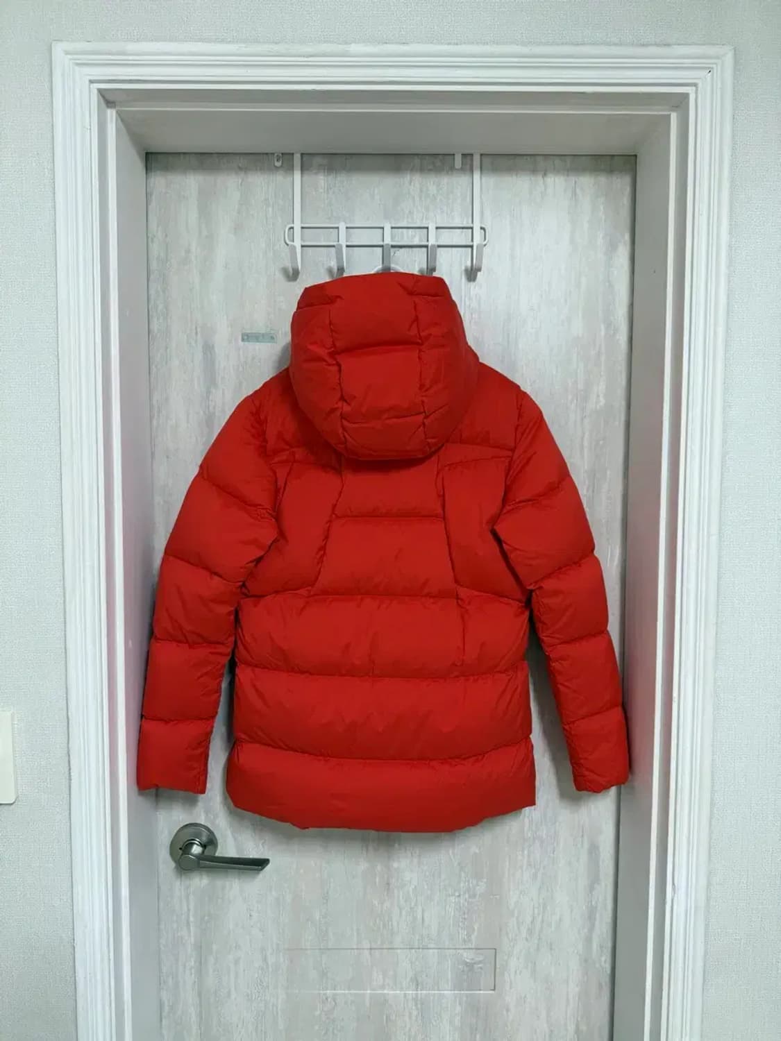 여성 90 / 데상트 덕다운 숏패딩 오렌지 상품이미지7