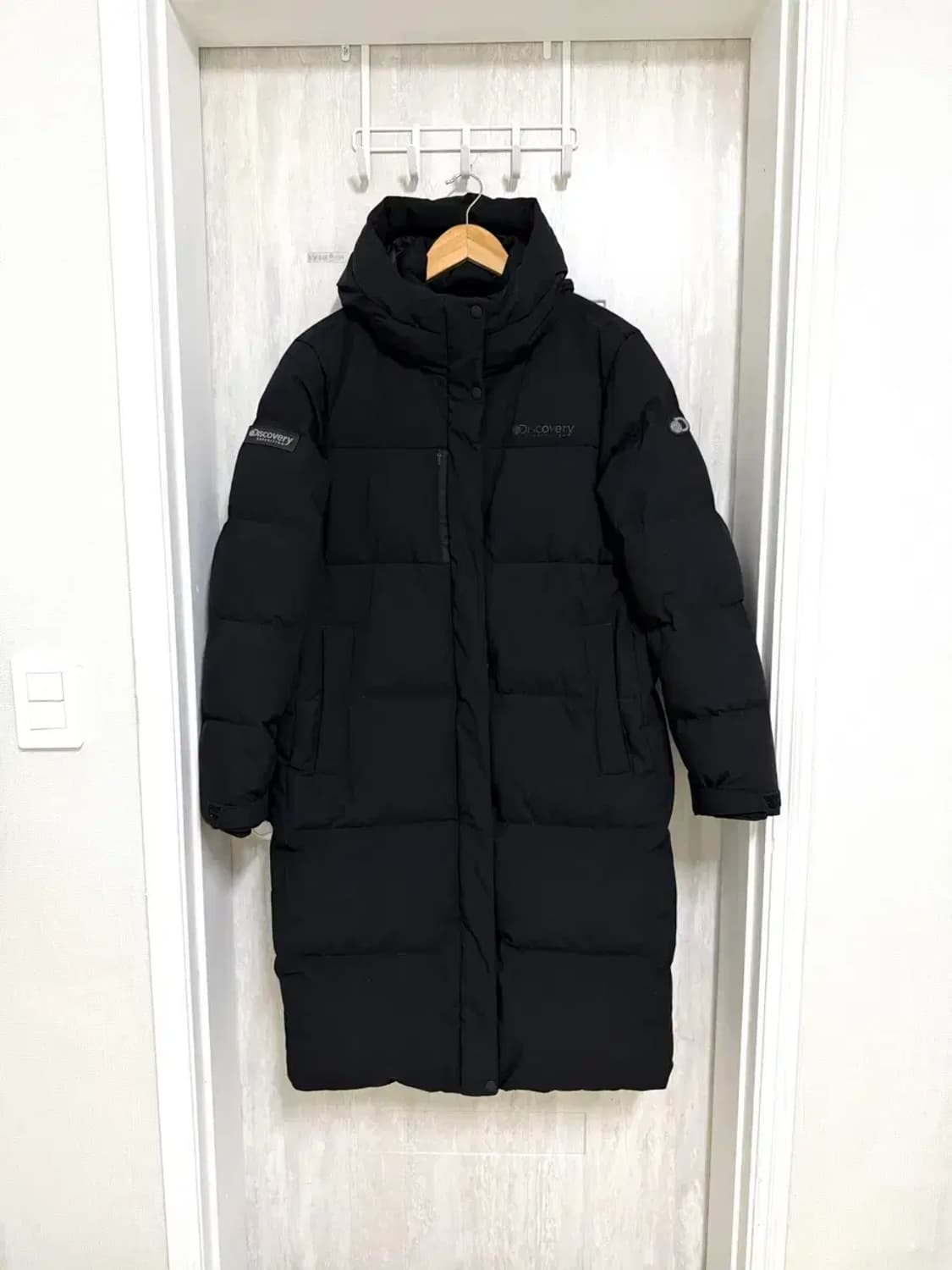 여성 100 / 디스커버리 레스터G 구스다운 롱패딩  블랙 상품이미지1