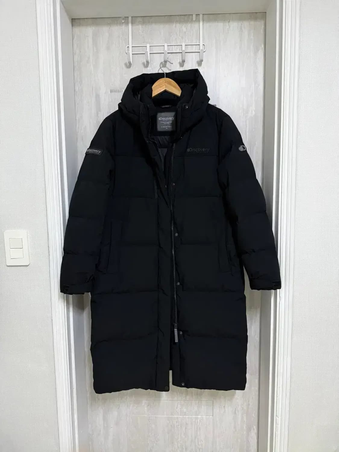 여성 100 / 디스커버리 레스터G 구스다운 롱패딩  블랙 상품이미지2