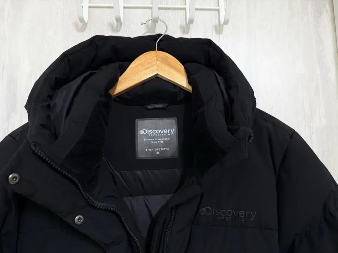 여성 100 / 디스커버리 레스터G 구스다운 롱패딩  블랙 상품이미지6