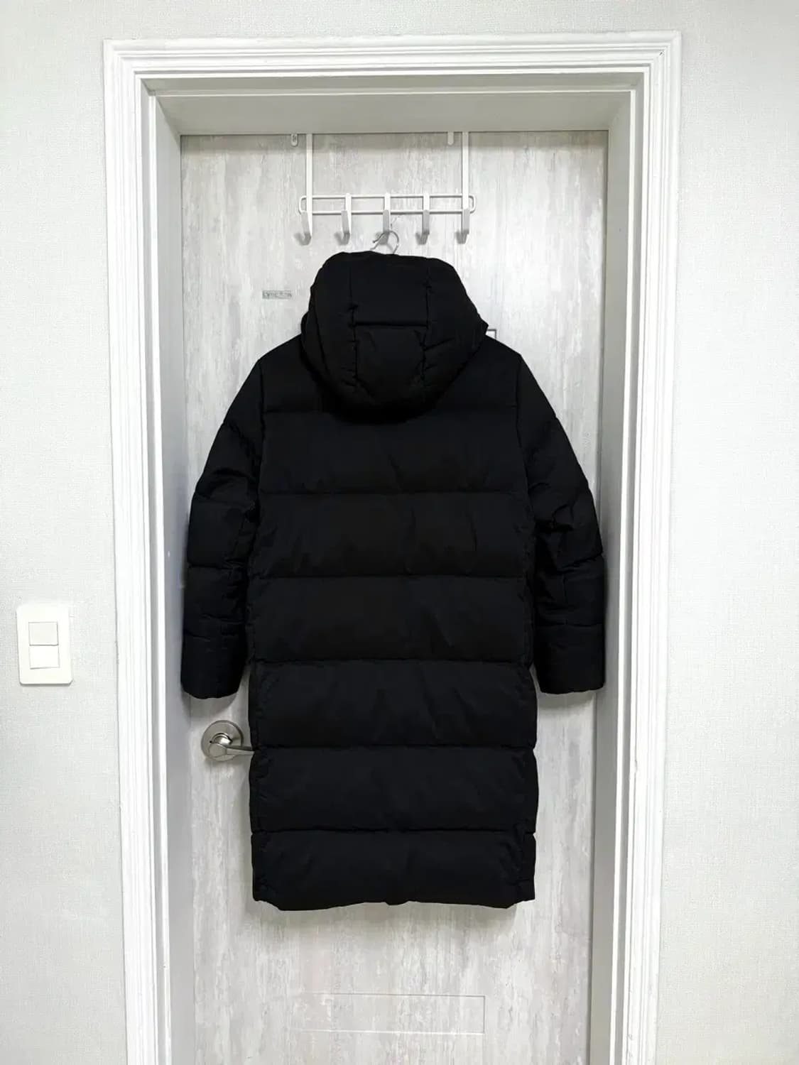공용 90 S / 지프 덕다운 롱패딩 블랙 상품이미지6