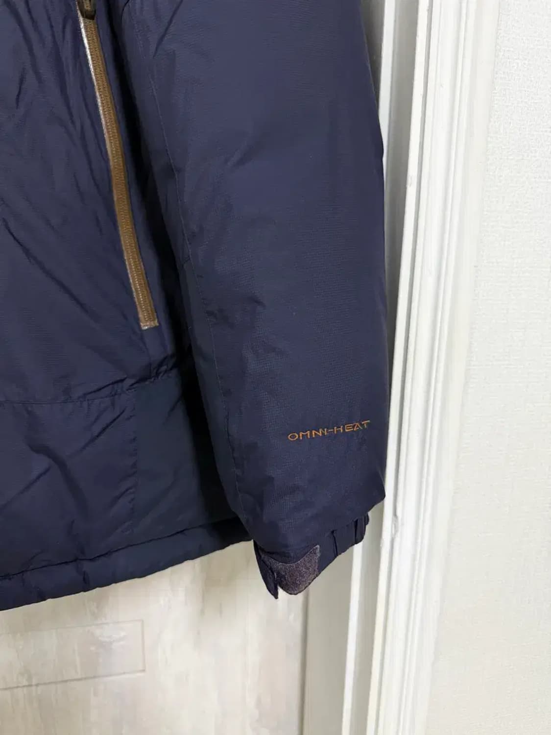 남성 M 100추천 / 콜롬비아 옴니히트 구스 대장패딩 네이비 상품이미지5