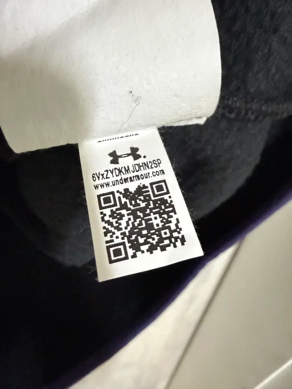 남성 XL / 언더아머 후리스 조끼 베스트 퍼플 상품이미지7