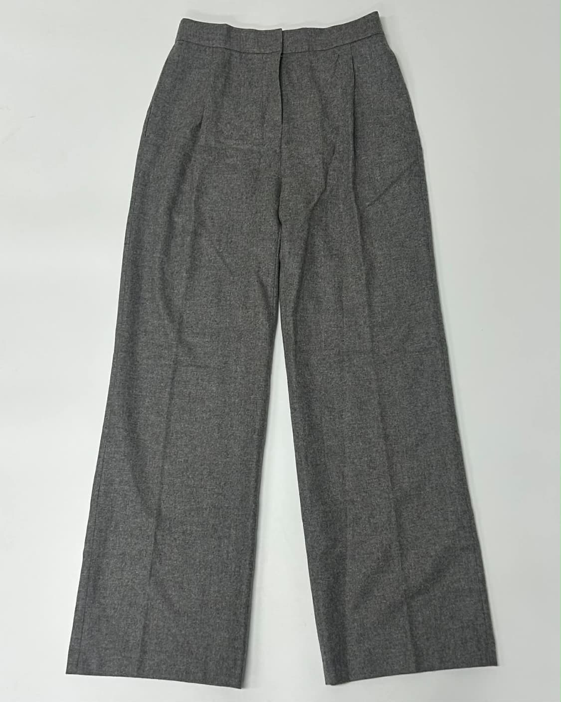 타임 포스트모던 20년 한섬 이탈리아 비엘라산 울 슬렉스 팬츠 상품이미지1