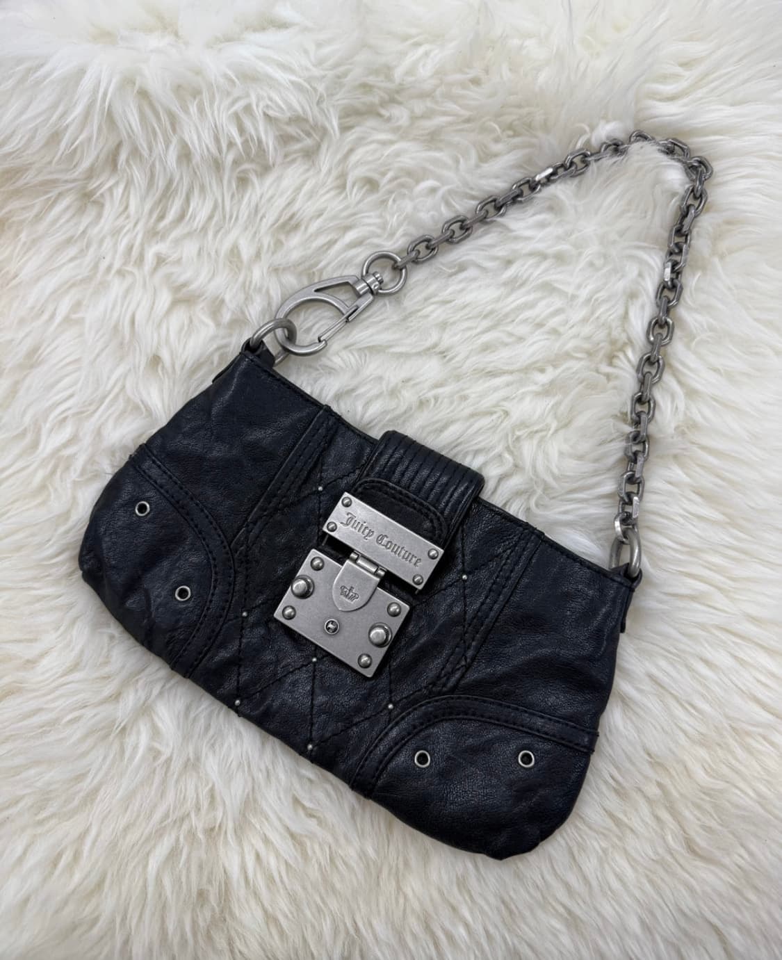 쥬시꾸띄르 스터드 버클 체인 백 레어 대장템 상품이미지1