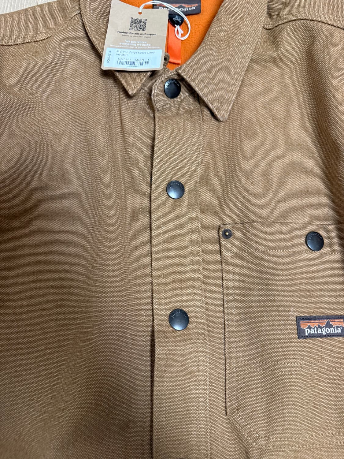 파타고니아  m's Iron Forge Fleece Lined shirt 상품이미지3