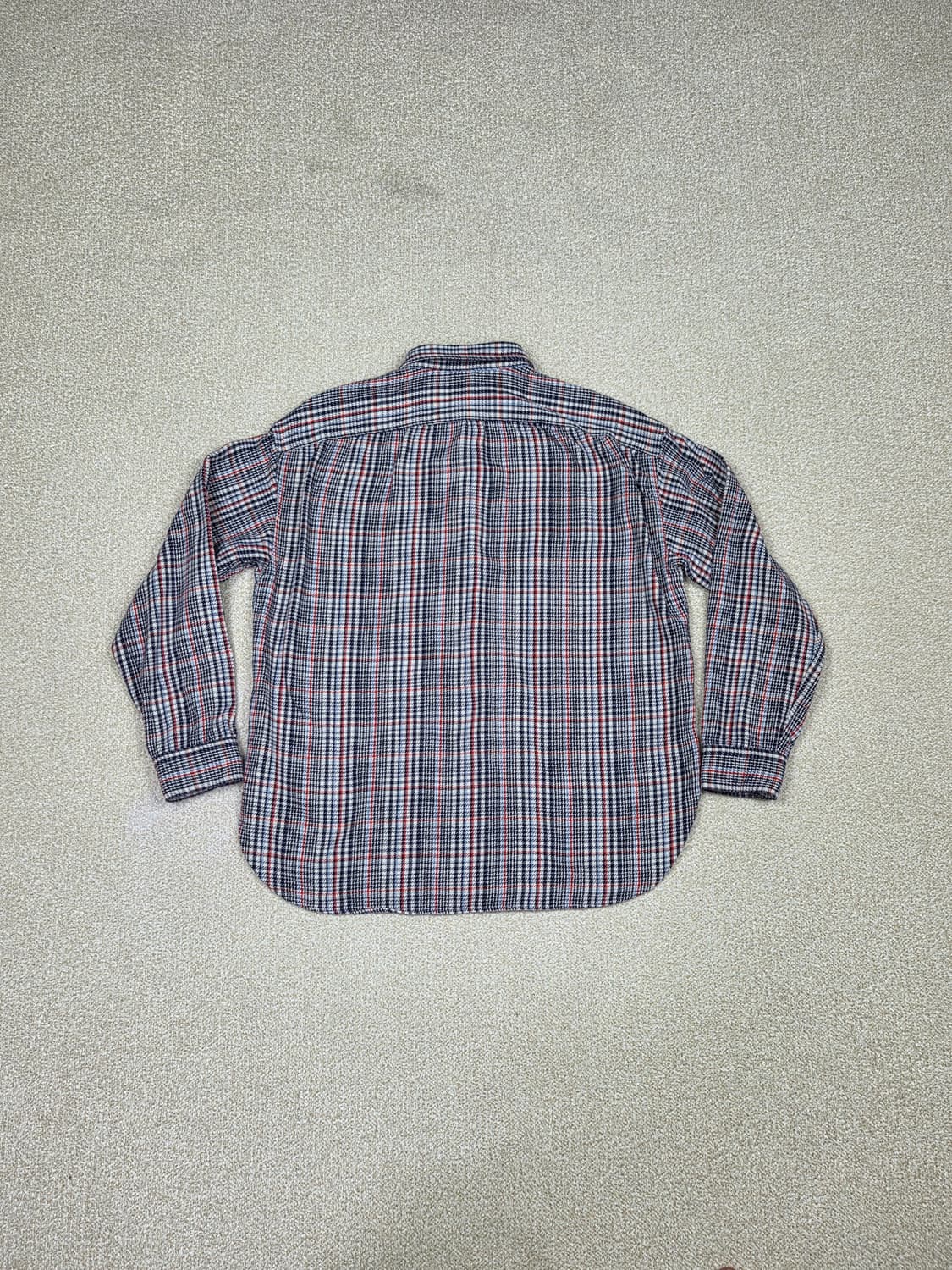 [스튜디오 톰보이] 오버핏 체크 코튼 셔츠 | S00107 상품이미지7